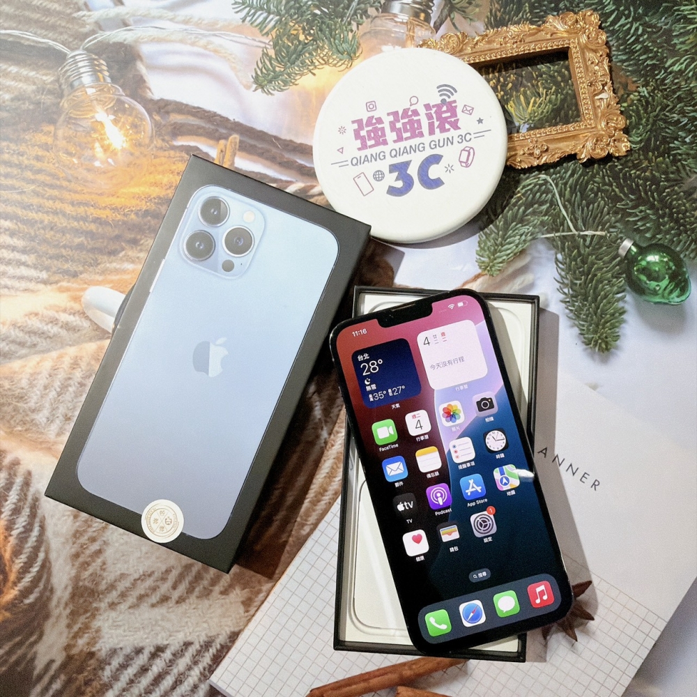 善化-二手 iPhone13 PRO MAX 256G 藍色 #03538（店家保固365天）