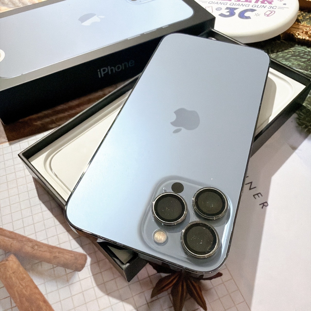 善化-二手 iPhone13 PRO MAX 256G 藍色 #03538（店家保固365天）