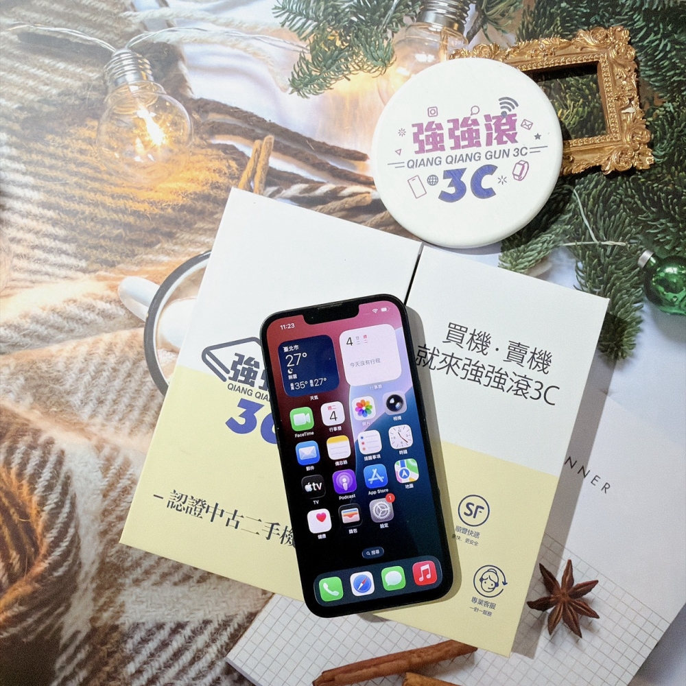 善化-二手 iPhone14  128G 黑色 #04433（店家保固365天）