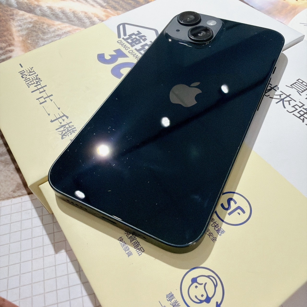 善化-二手 iPhone14  128G 黑色 #04433（店家保固365天）