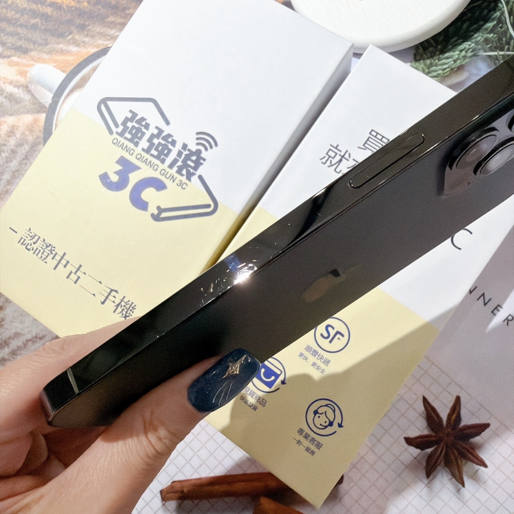 善化-二手 iPhone12 PRO 128G 黑色 #23597（店家保固90天）