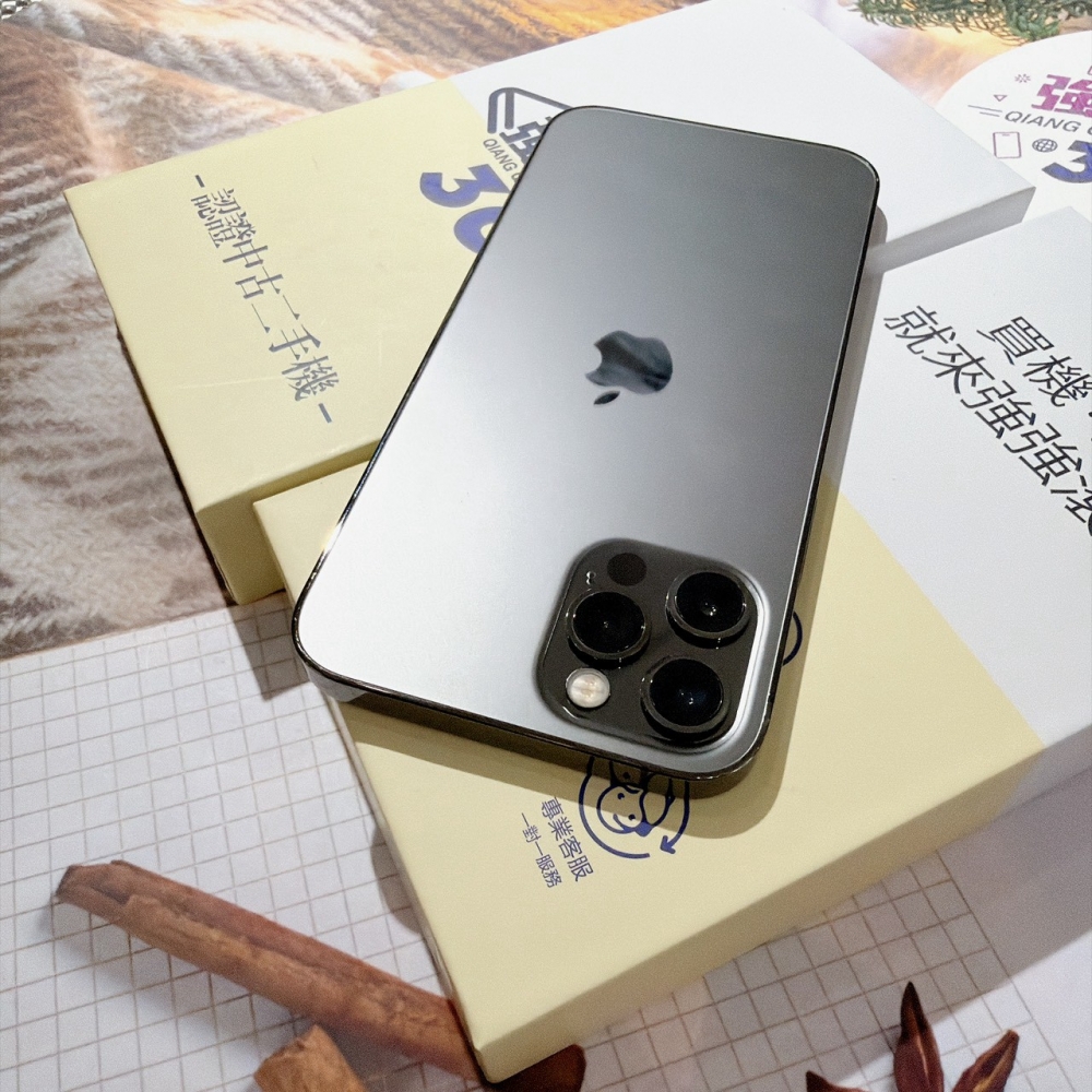 善化-二手 iPhone12 PRO 128G 黑色 #23597（店家保固90天）