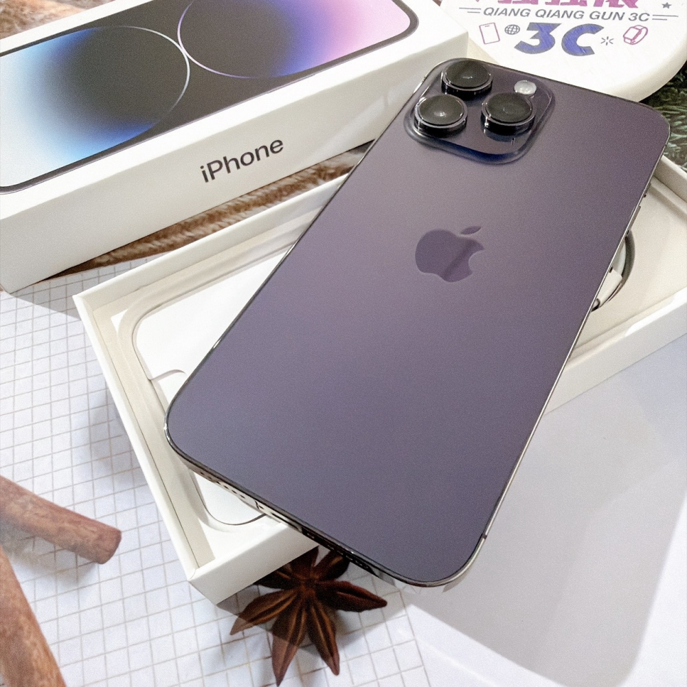 善化-二手 iPhone14 PRO MAX 128G 紫色 #51895（店家保固365天）
