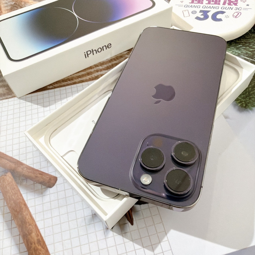 善化-二手 iPhone14 PRO MAX 128G 紫色 #51895（店家保固365天）