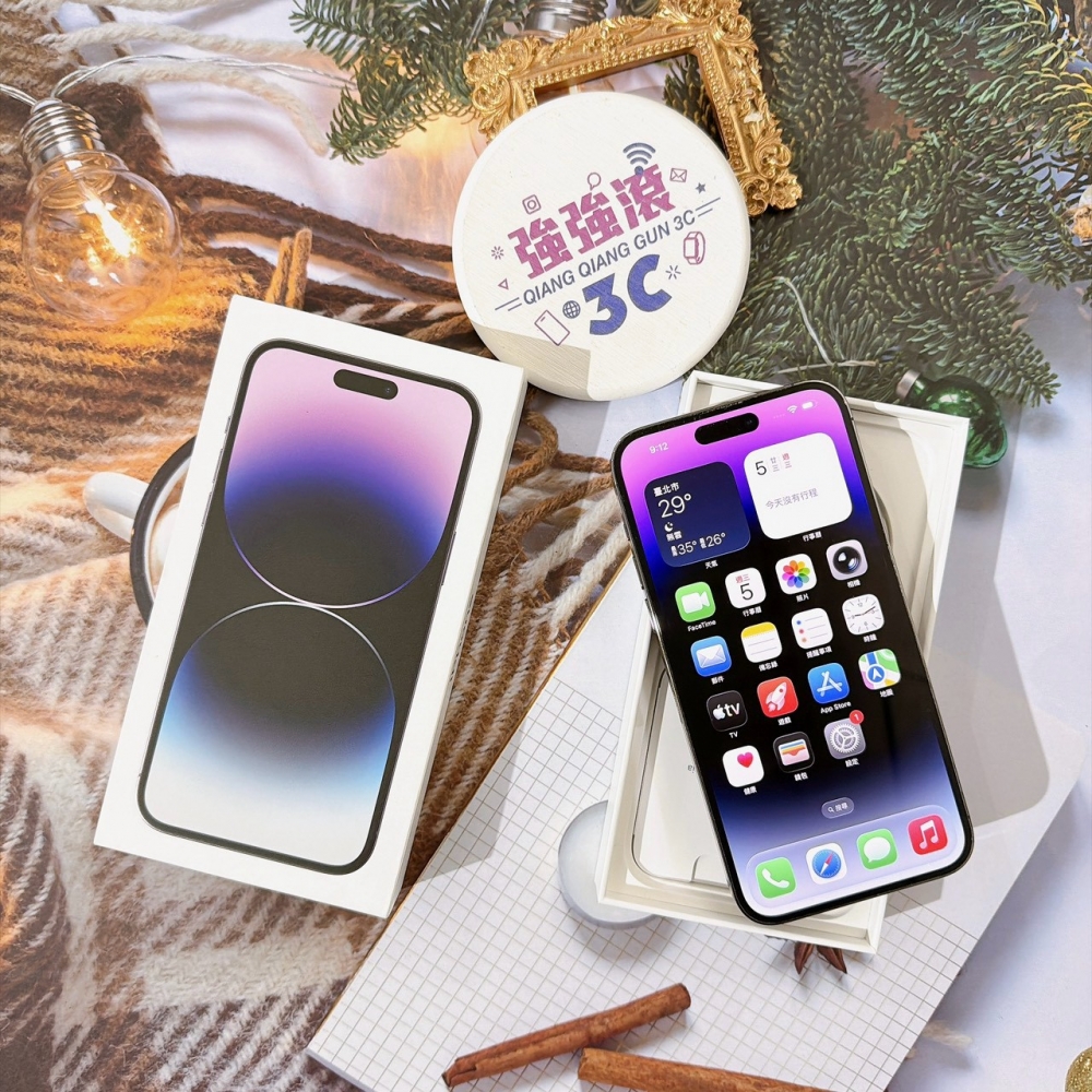 善化-二手 iPhone14 PRO MAX 128G 紫色 #51895（店家保固365天）