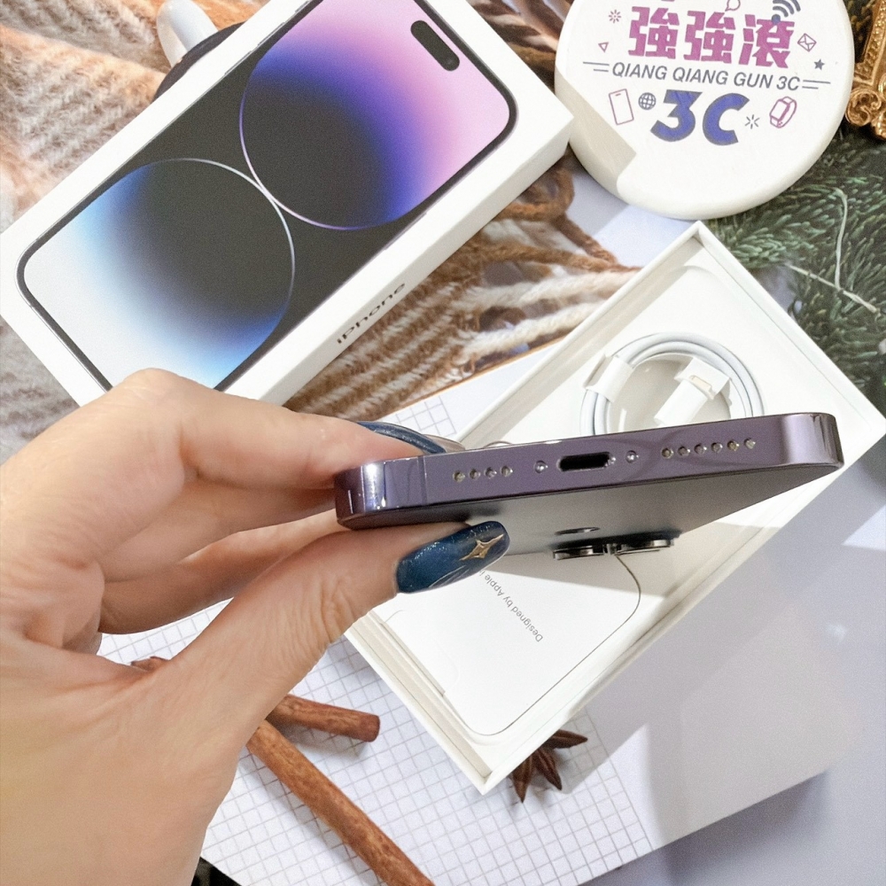 善化-二手 iPhone14 PRO MAX 128G 紫色 #51895（店家保固365天）