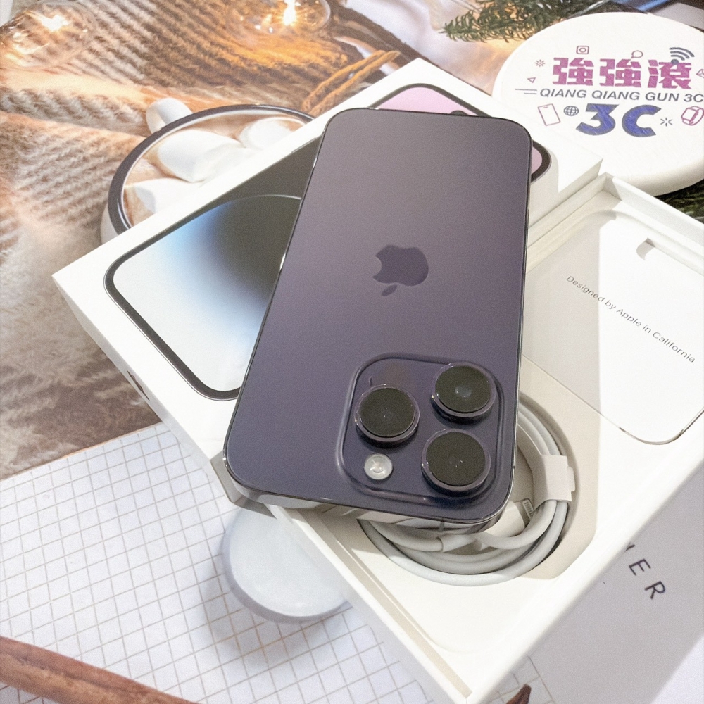 善化-二手 iPhone14 PRO 128G 紫色 #03839（店家保固365天）