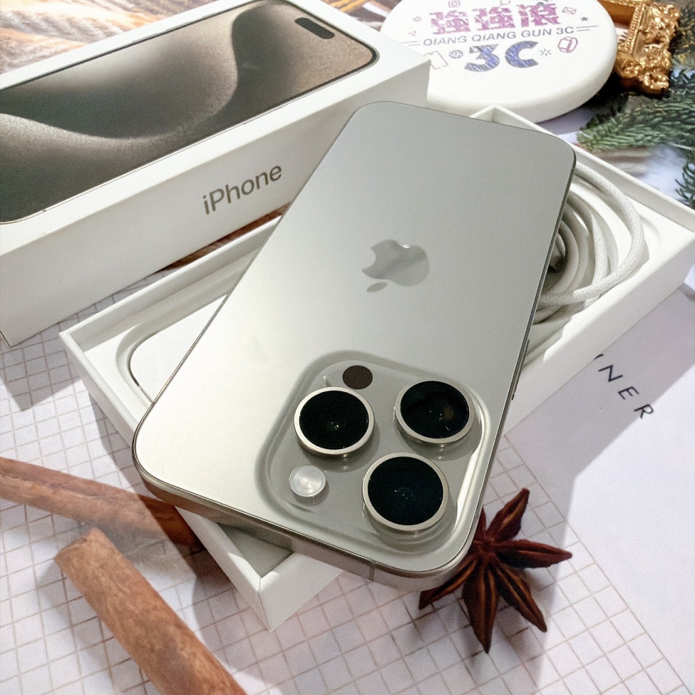 善化-二手 iPhone15 PRO 256G 原色 #46975(店家保固365天)