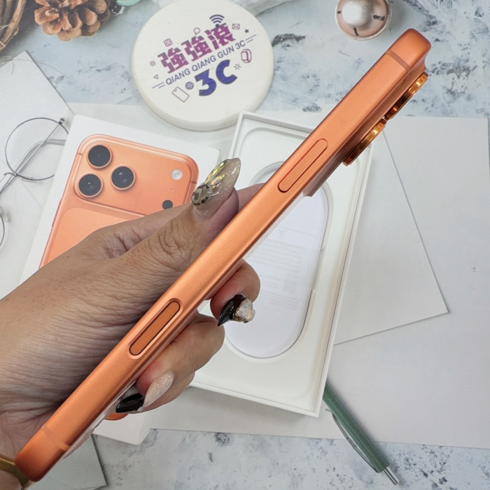 歸仁- 二手iPhone 17 pro max 256G 橘色*55559（原廠保內）