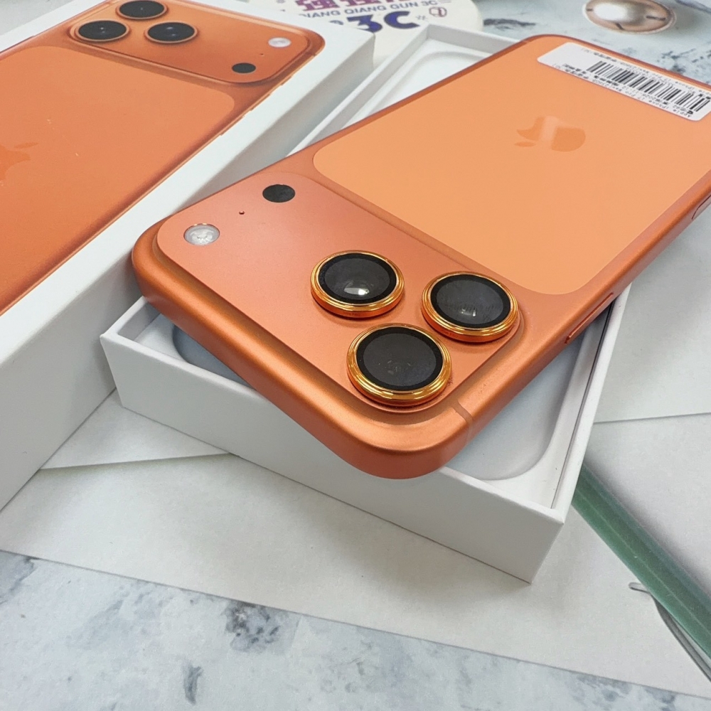 歸仁- 二手iPhone 17 pro max 256G 橘色*55559（原廠保內）