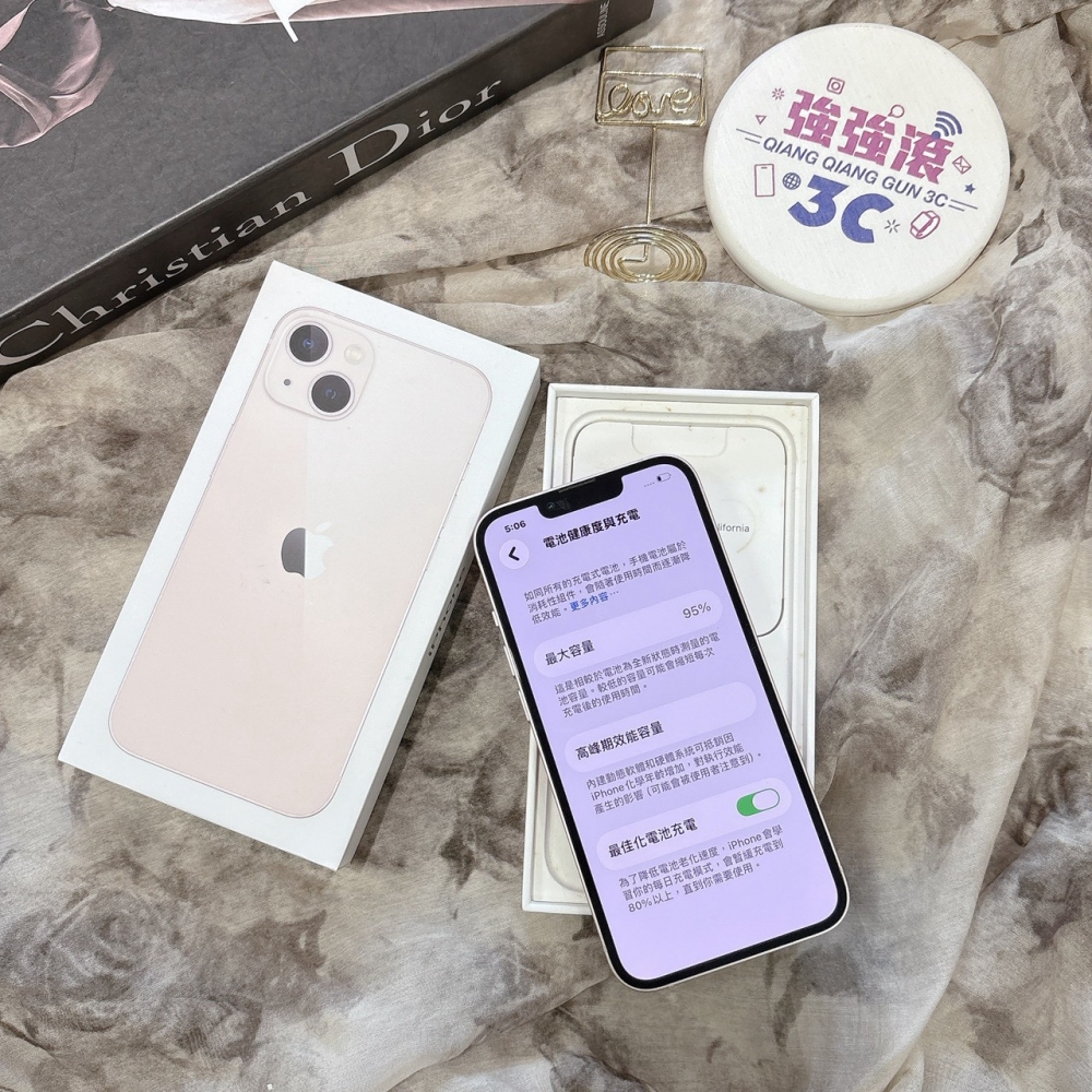 二手 iPhone13 128G 粉色*28224（店家保固）