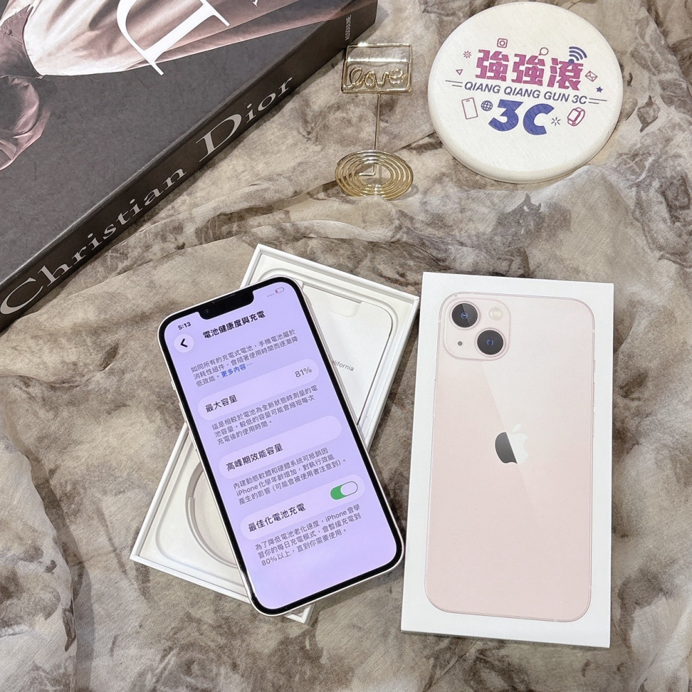 二手 iPhone13 128G 粉色*44634（店家保固）