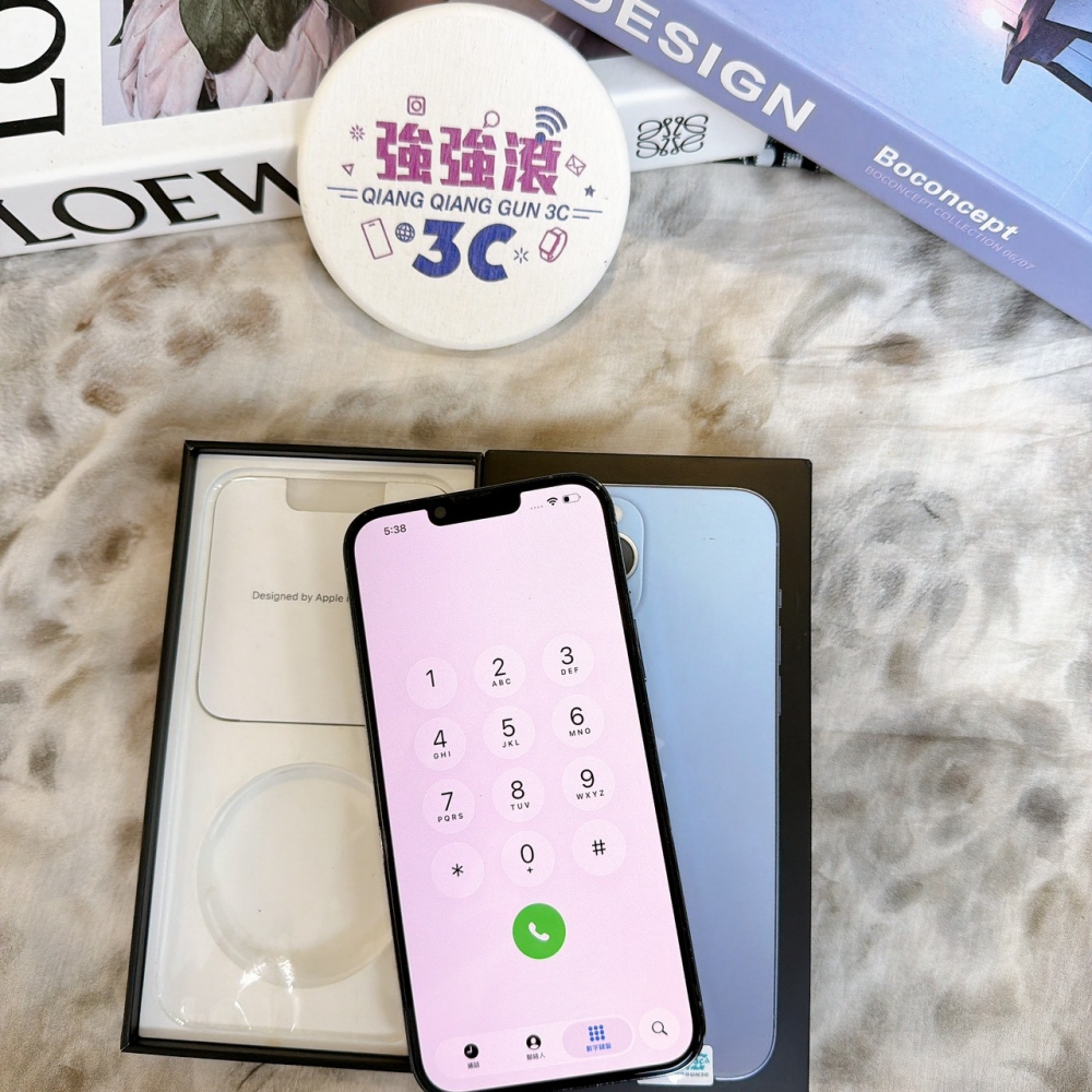 鹽行-二手iPhone 13Pro Max 256G 藍色 #24573(店保365天)