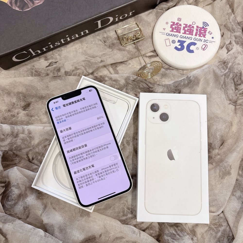 二手 iPhone13 128G 白色*58679(店家保固)