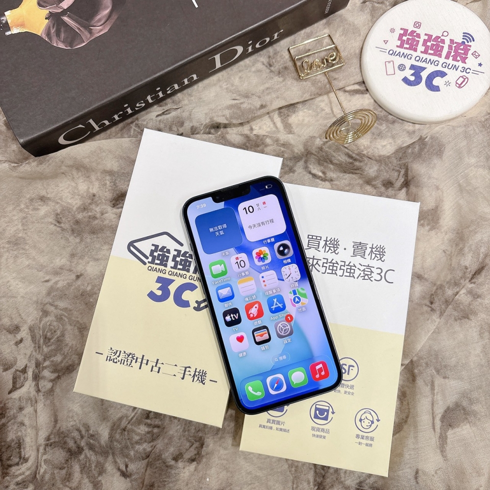 二手 iPhone13 128G 黑色*19323(店家保固)