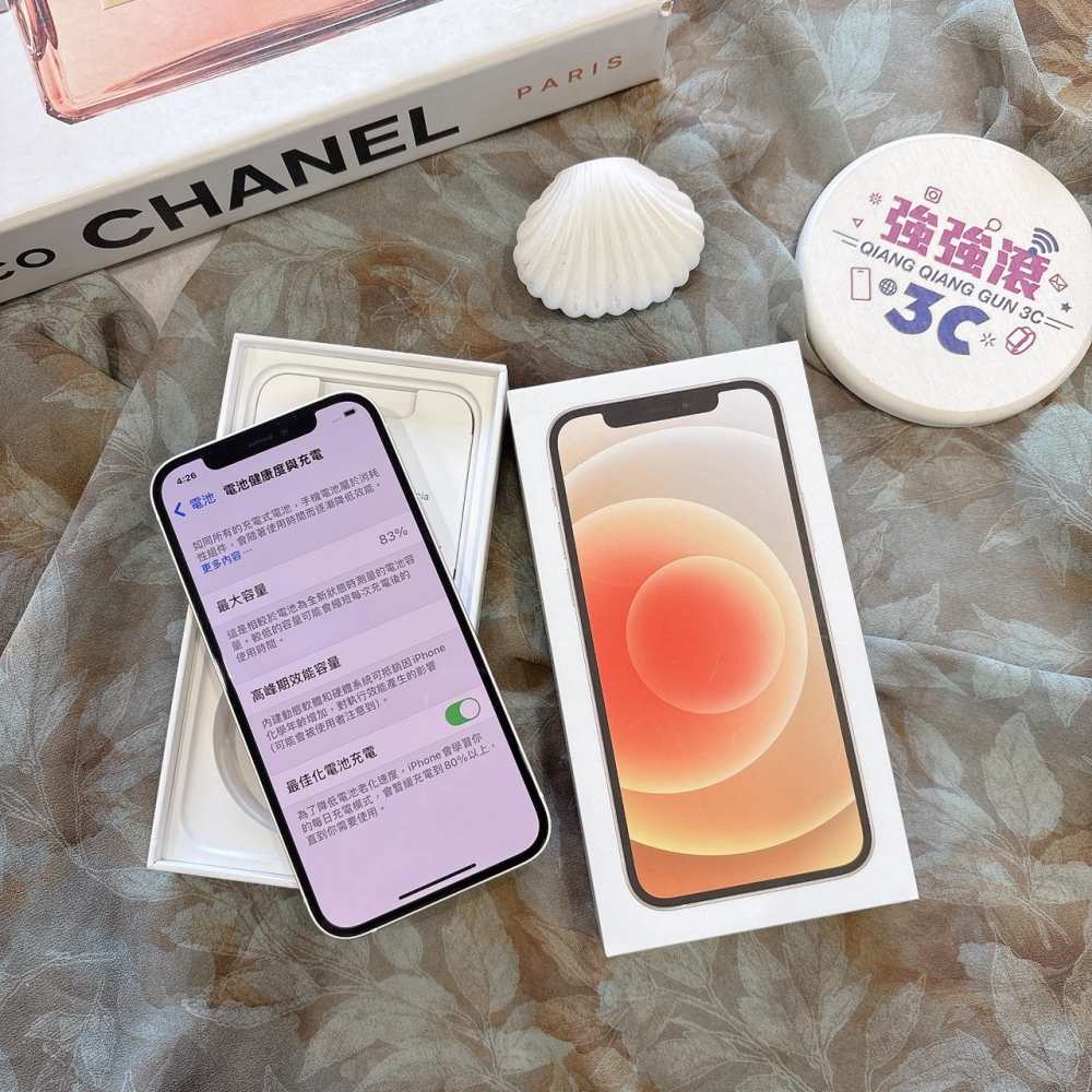 二手 iPhone12 128G 白色*27968（店家保固）