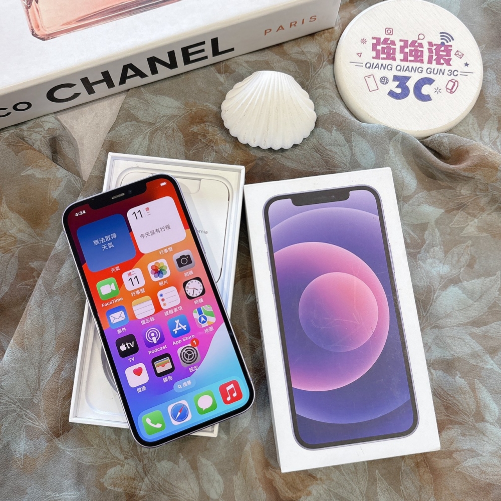 二手 iPhone12 128G 紫色*41449(店家保固)