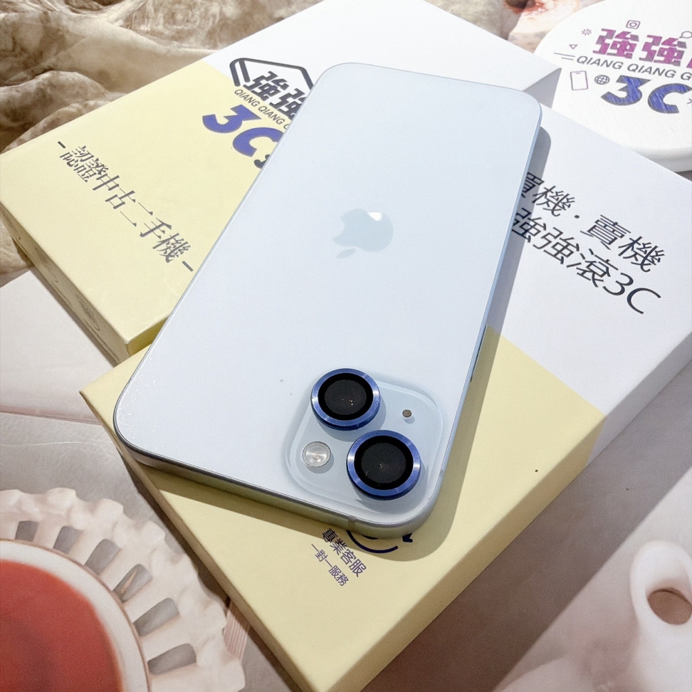 善化-二手iPhone15 PLUS 128G 藍色*70671(店家保固)