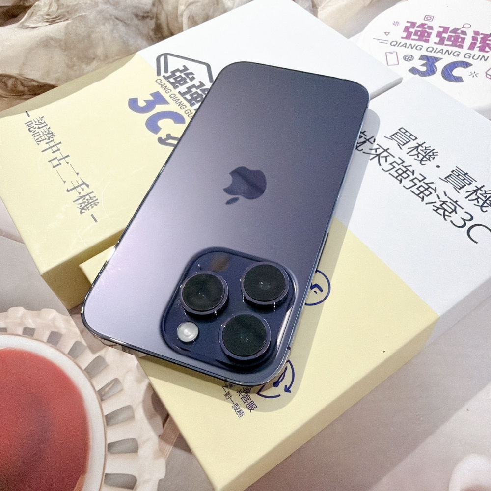 善化-二手 iPhone14 PRO 256G 紫色 #77932（店家保固365天）