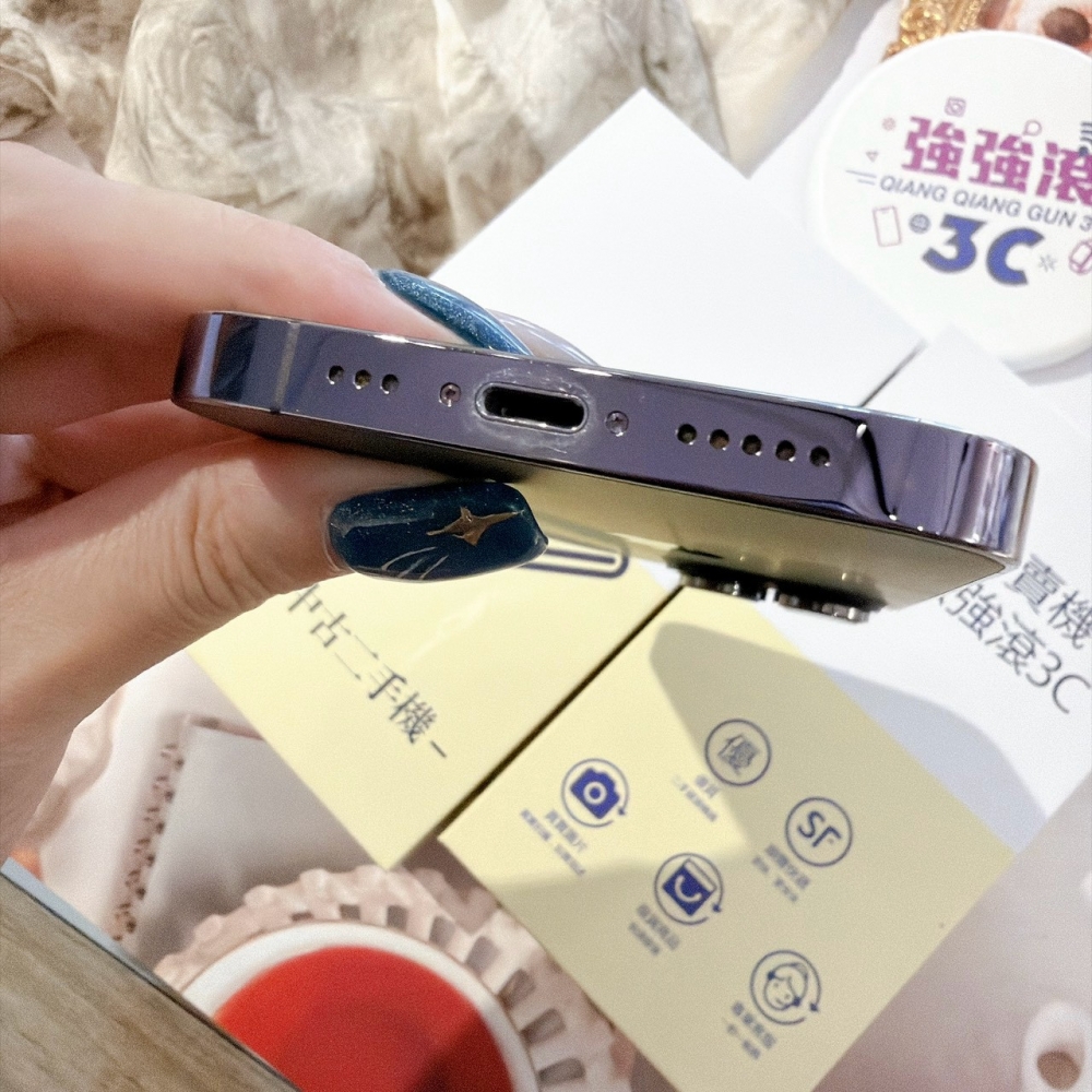 善化-二手 iPhone14 PRO 256G 紫色 #77932（店家保固365天）