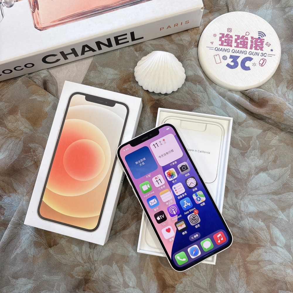 二手 iPhone12 128G 白色*83385(店家保固)