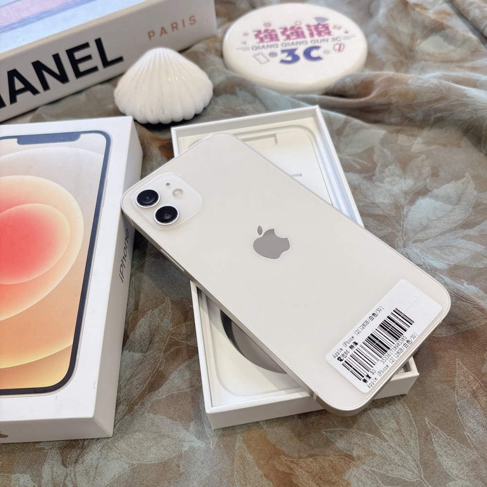 二手 iPhone12 128G 白色*83385(店家保固)