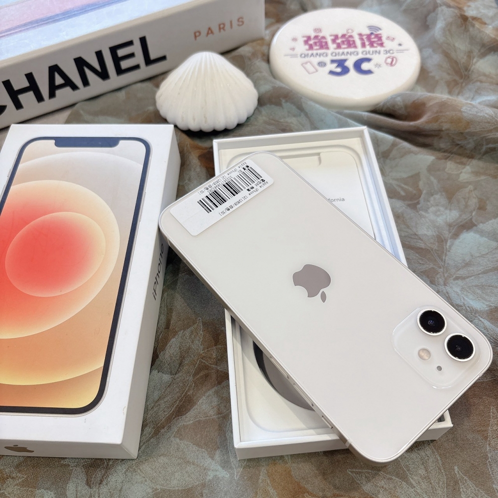 二手 iPhone12 128G 白色*83385(店家保固)
