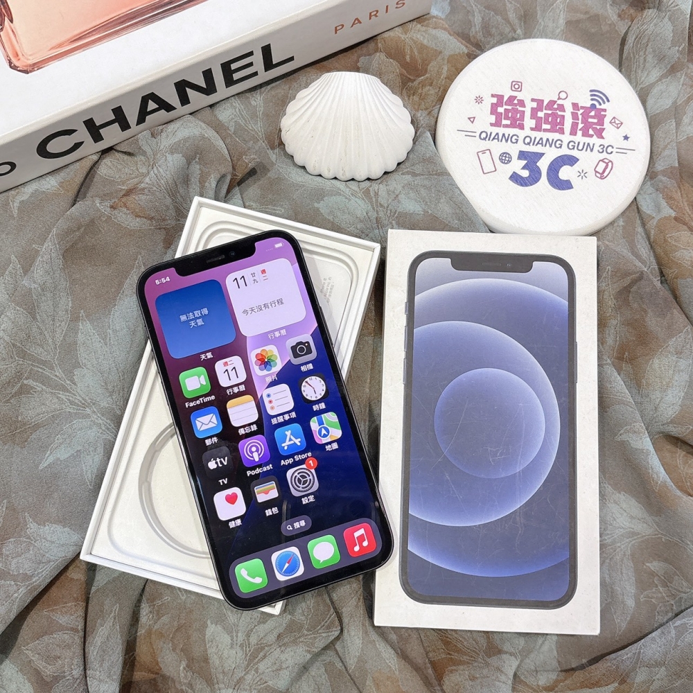 二手 iPhone12 64G 黑色*76188（店家保固）