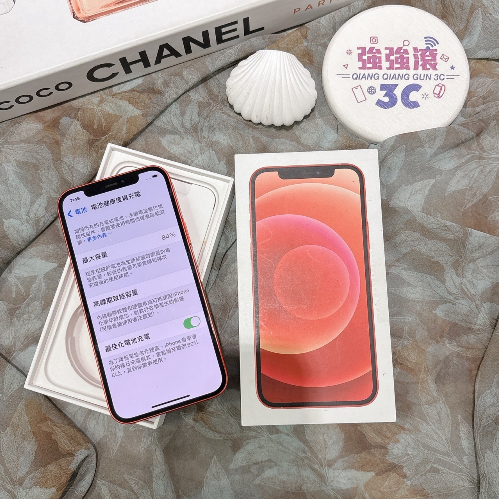 二手 iPhone12 64G 紅色*54744(店家保固)