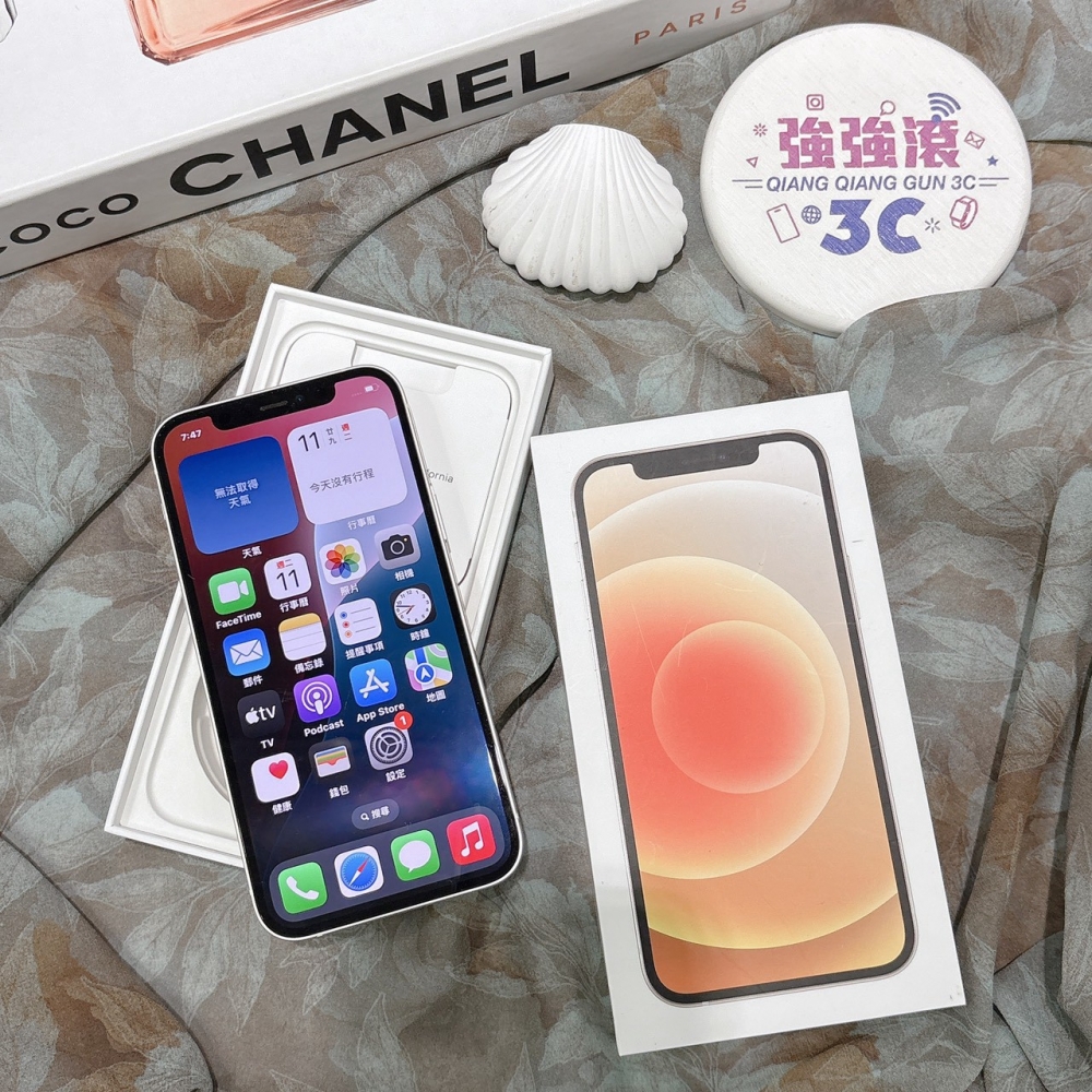 二手 iPhone12 128G 白色*91212（店家保固）