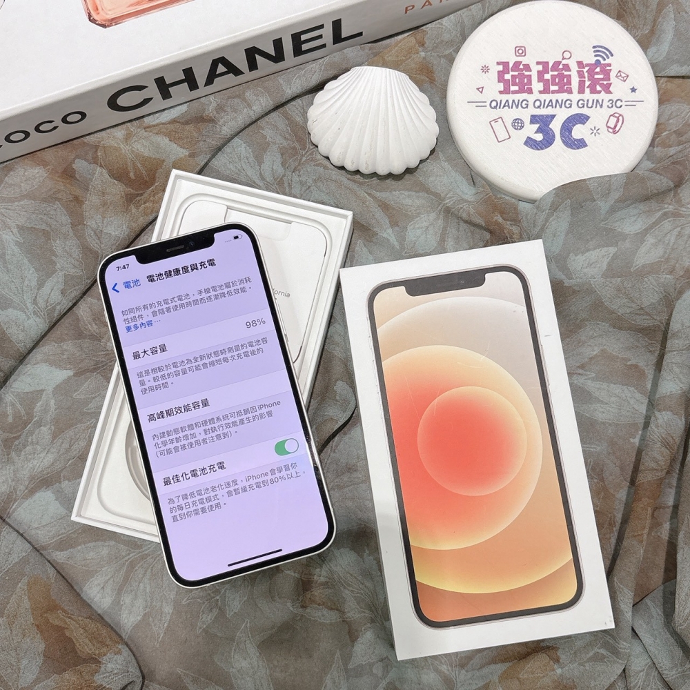 二手 iPhone12 128G 白色*91212（店家保固）