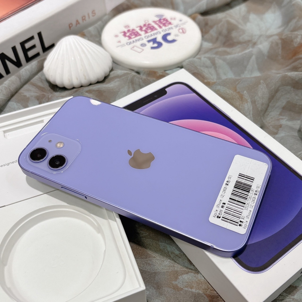二手 iPhone12 128G 紫色*13187(店家保固)