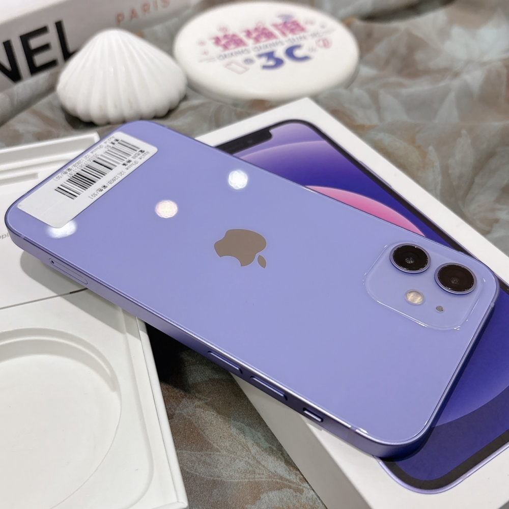 二手 iPhone12 128G 紫色*13187(店家保固)
