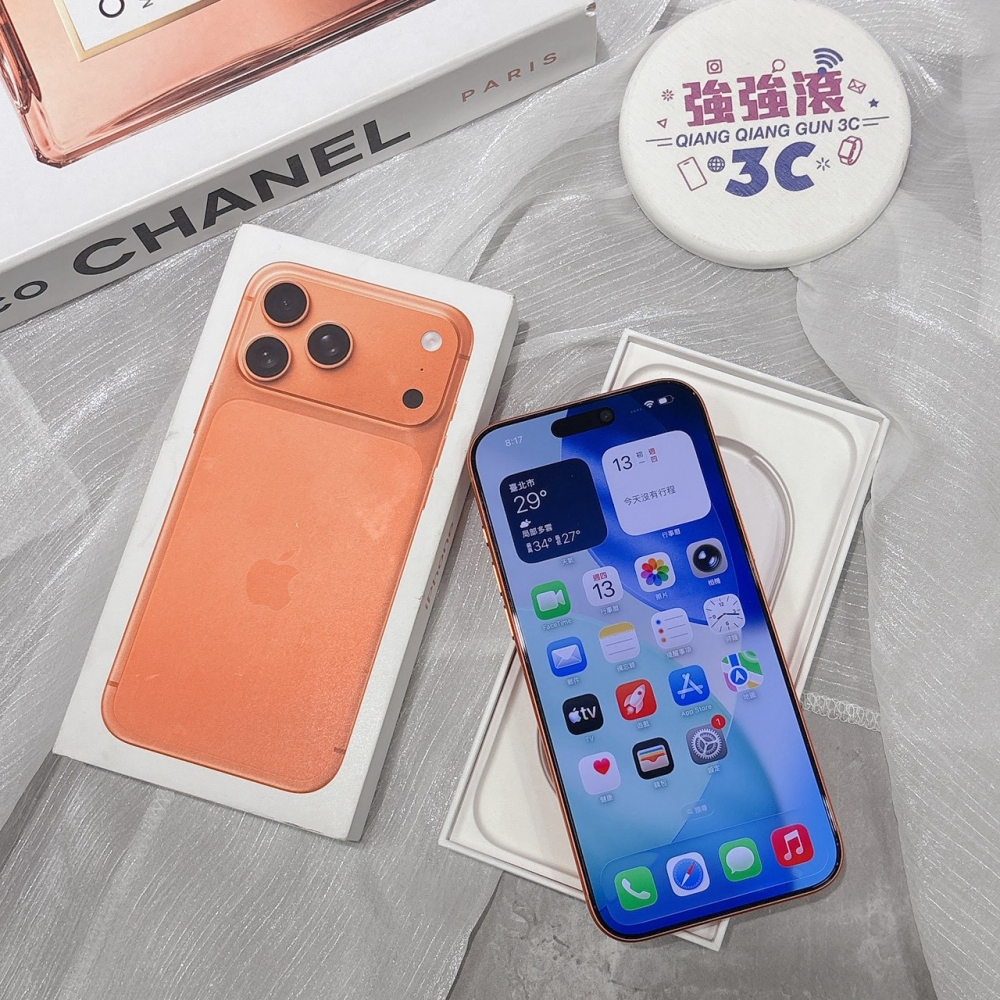 二手 iPhone17ProMax 512G 橘色*36335(原廠保固)