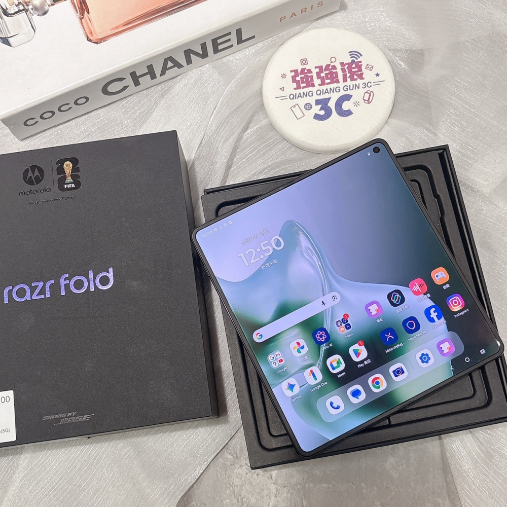 二手 Moto Razr Fold 12+256G 黑色*91514(原廠保固)