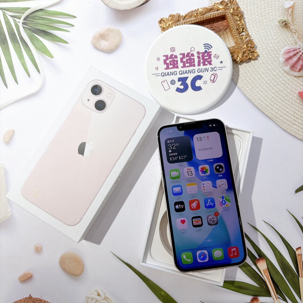 善化-二手iPhone13 128G 粉色#16548(店家保固365)