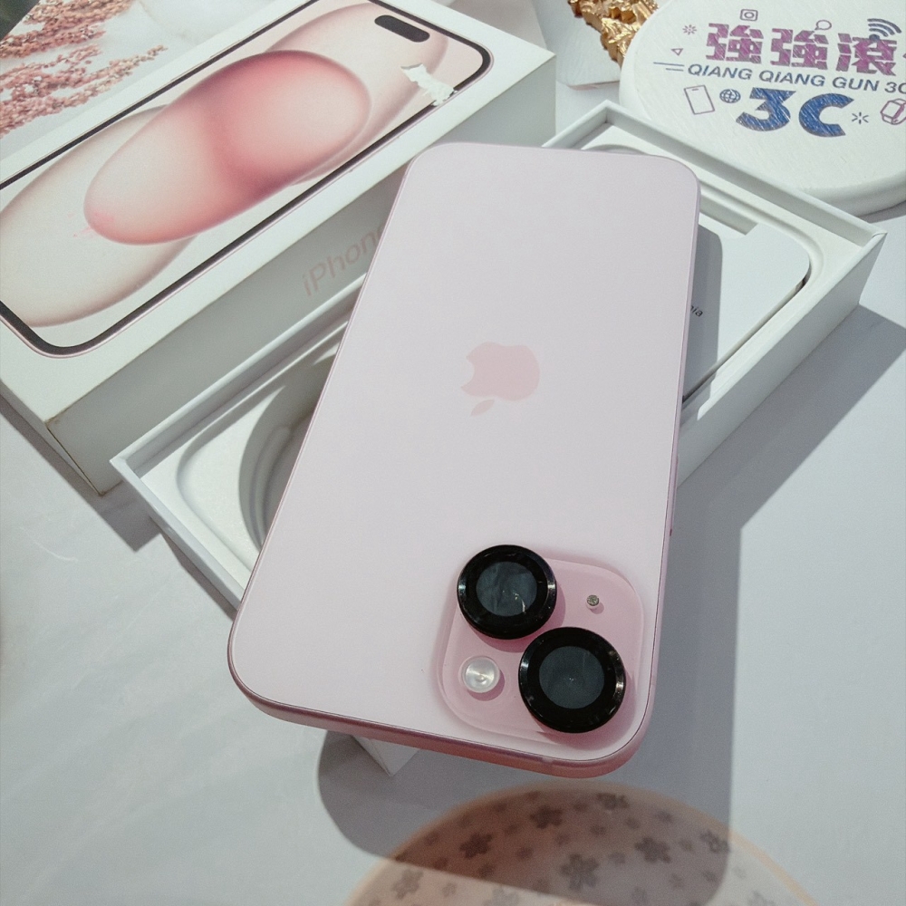 善化-二手iPhone15 128G 粉色*21313（店家保固）
