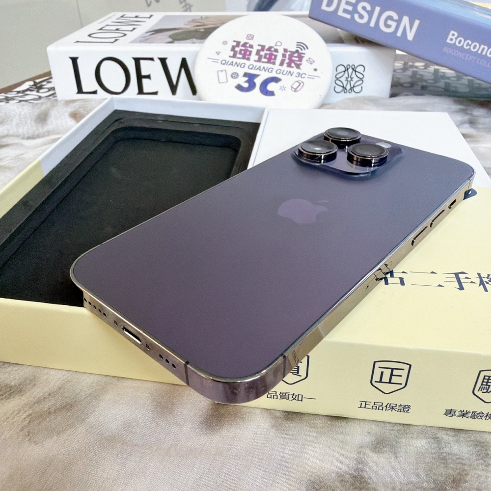 鹽行-二手 14Pro 256G 紫色 #58924(店家保固)
