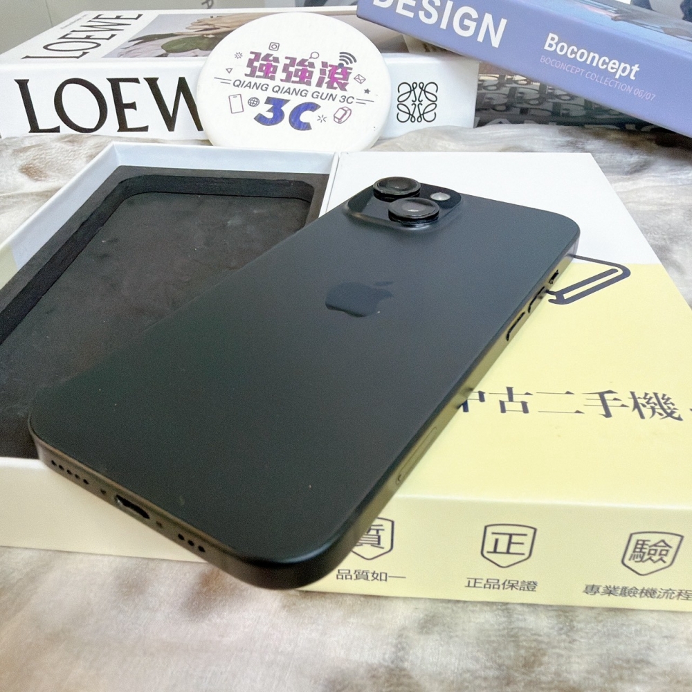 鹽行-二手 15 128G 黑色 #78220(店家保固)