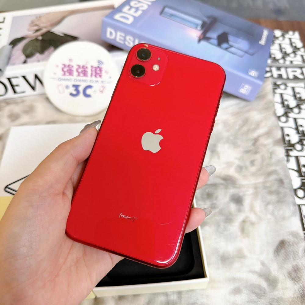 鹽行-二手 iphone 11 128G 紅色 #16475(店家保固)