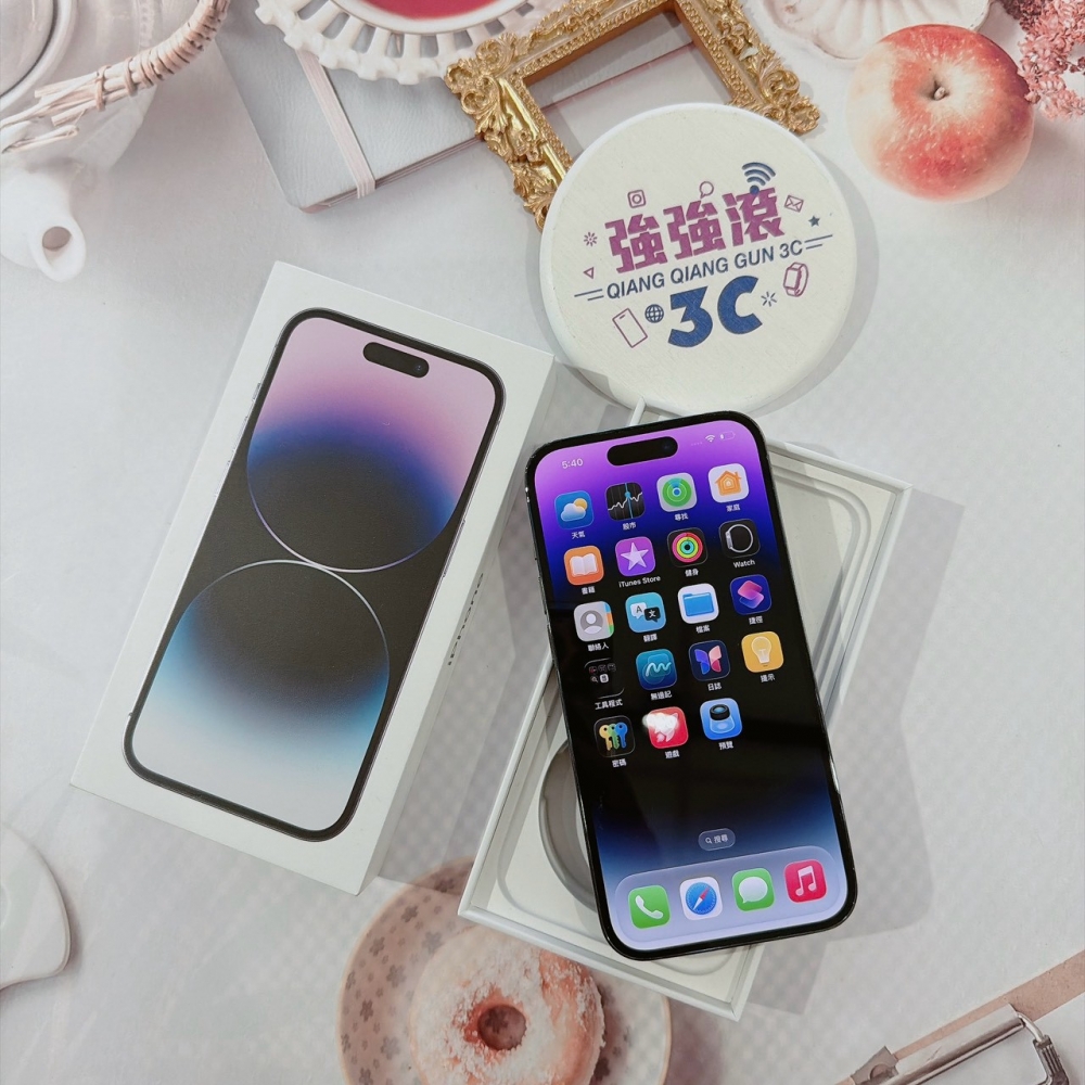 善化-二手 iPhone14 PRO 256G 紫色 #35339(店家保固365天)