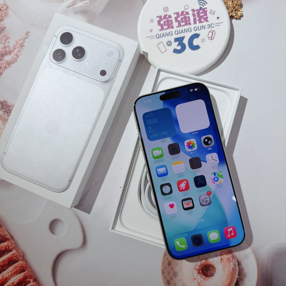 善化-二手iPhone17 PRO MAX 256G 銀色 #93987(原廠保固)