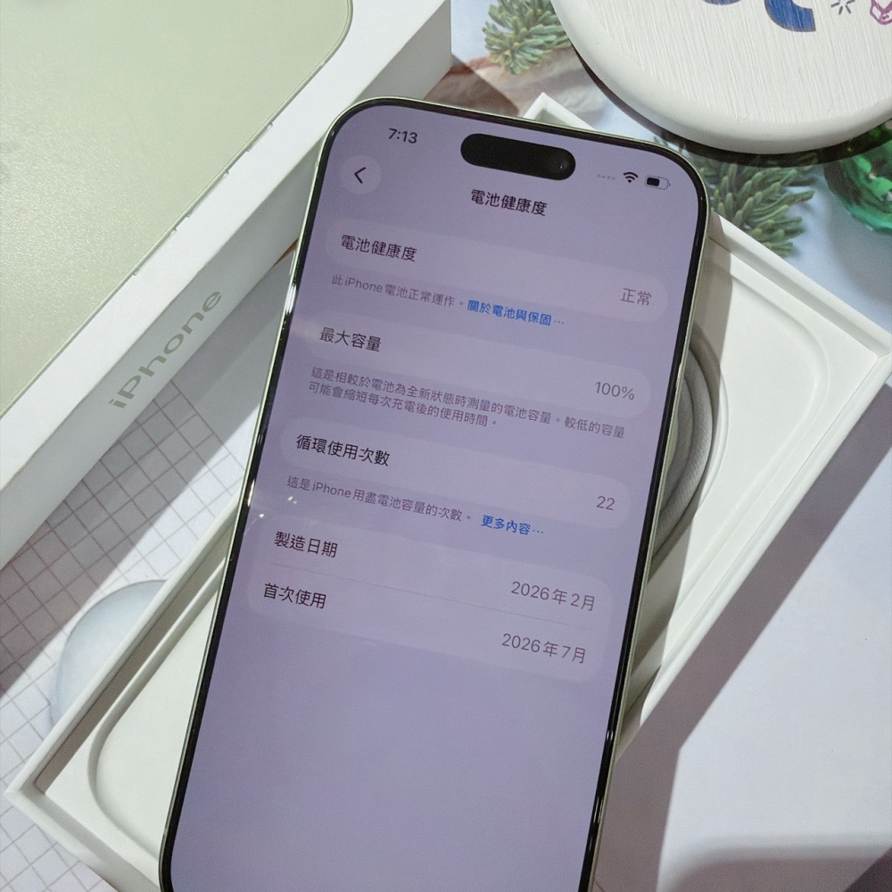 善化-二手iPhone17 256G 綠色 #63648(原廠保固)