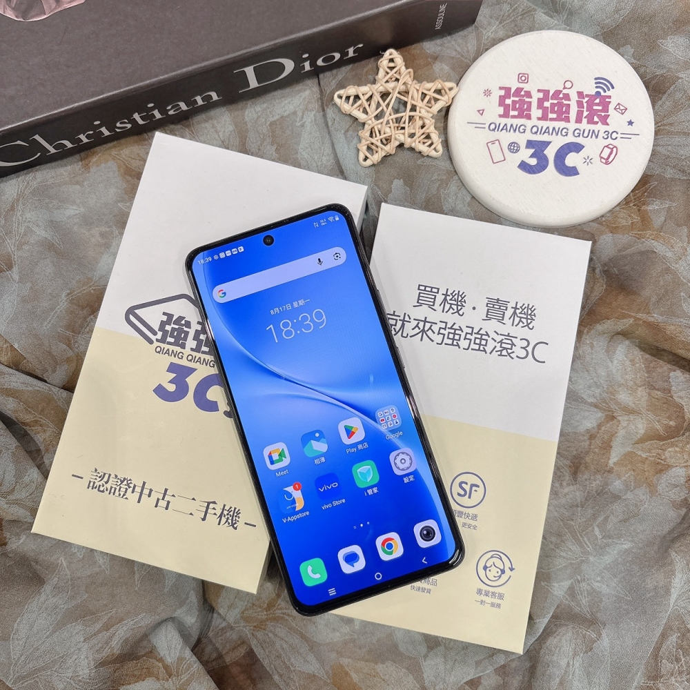 二手 Vivo V60Lite 8+256G 黑色*93071(原廠保固)