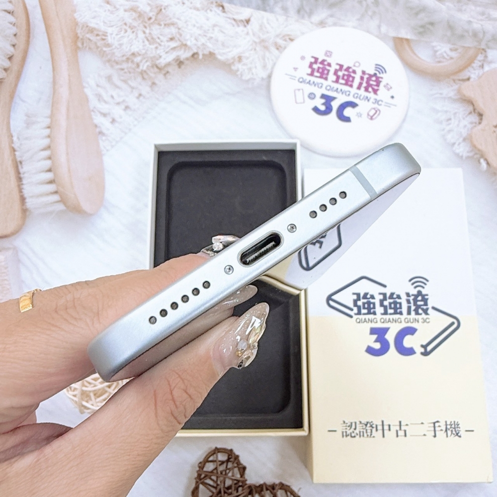 歸仁- 二手 iPhone 15plus 128G 藍 色*61655（店家保365天）