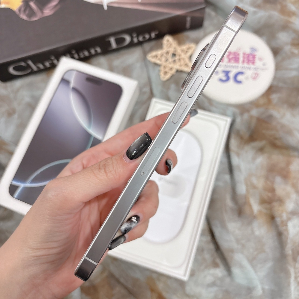 二手-iPhone 16 pro max 256G 白色*90543(店家保365天)