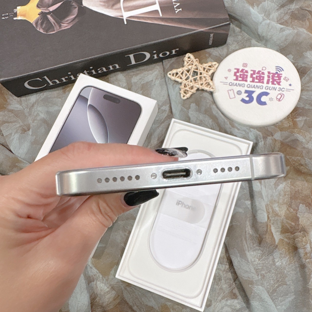 二手-iPhone 16 pro max 256G 白色*90543(店家保365天)