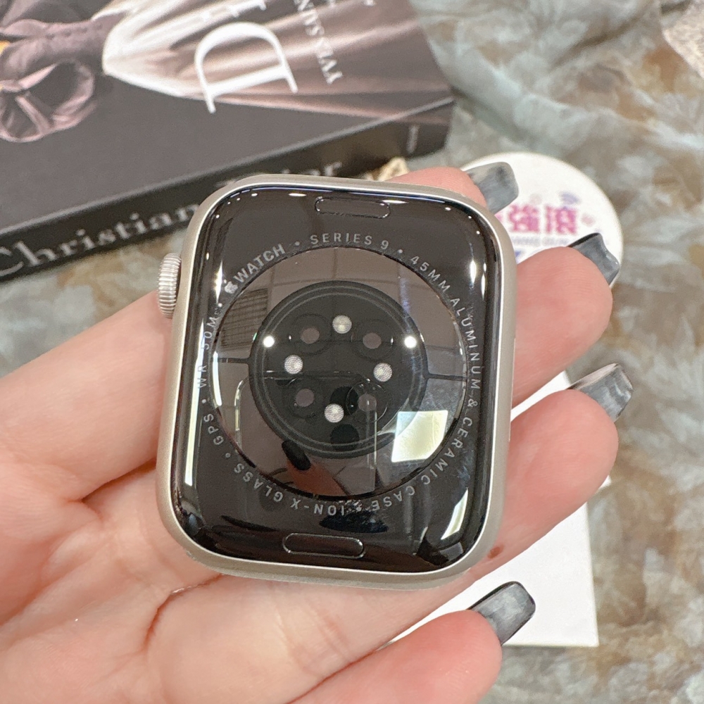 二手 APPLE Watch S9 WIFI版 45mm 星光色* DW3GP(店家保固)