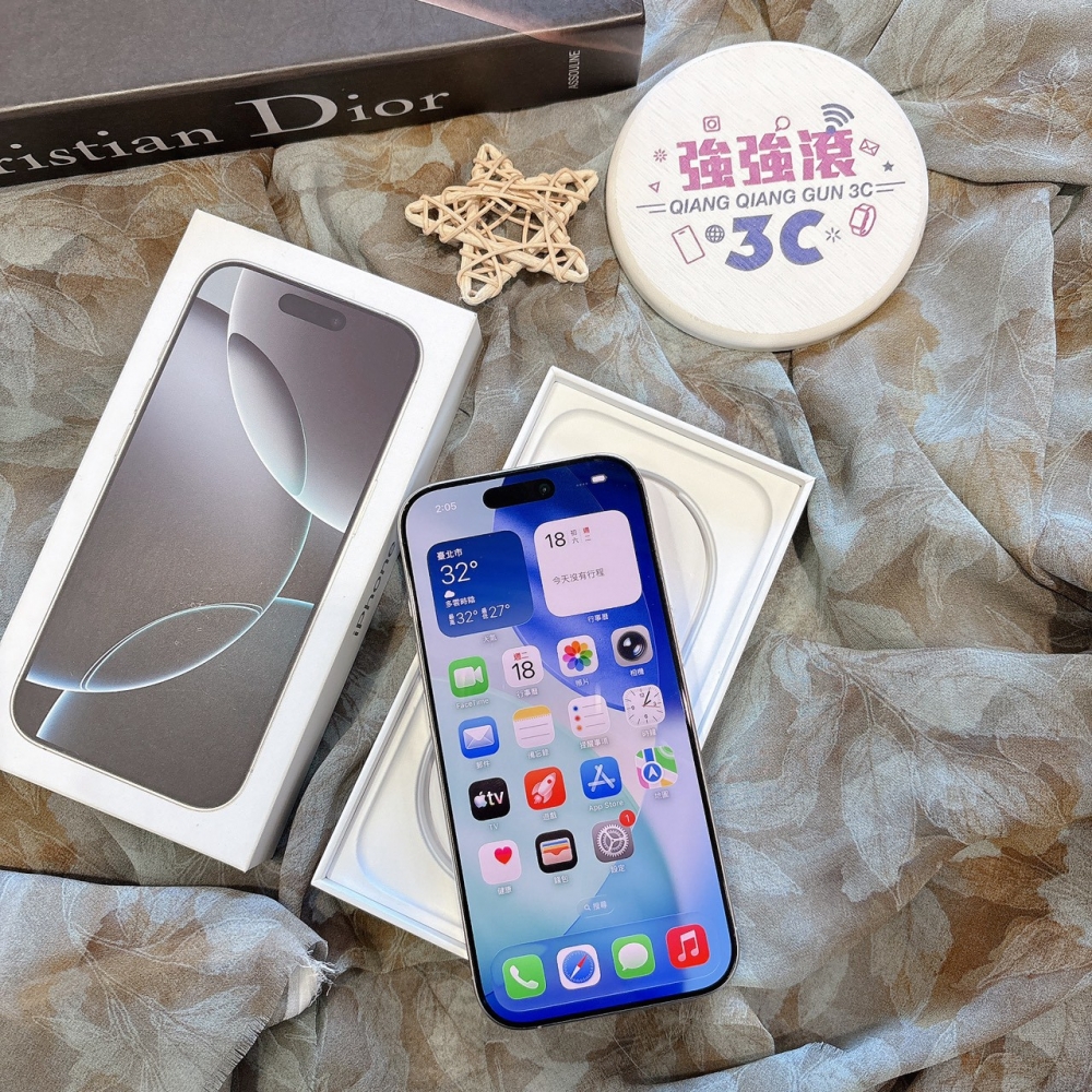 二手 iPhone16Pro 256G 白色*62122(店家保固)