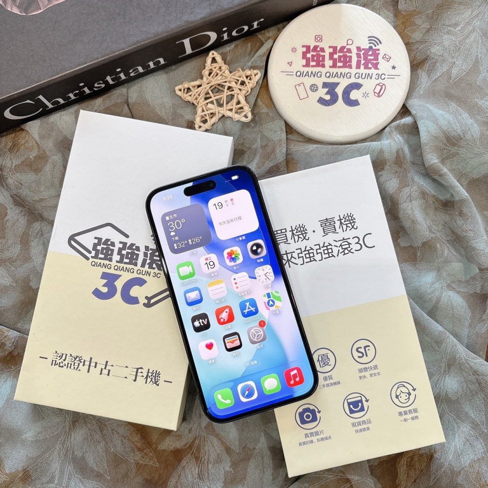 二手 iPhone16 128G 黑色*63928（店家保固）